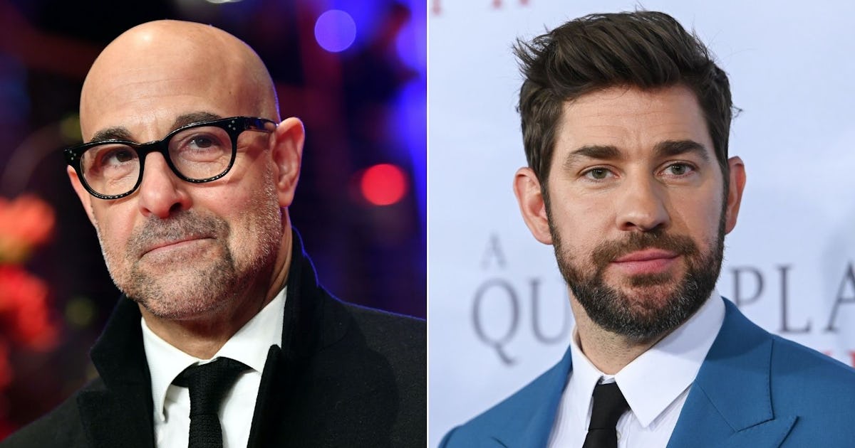 Stanley Tucci & John Krasinski's Thanksgiving Pic Nods To A TikTok