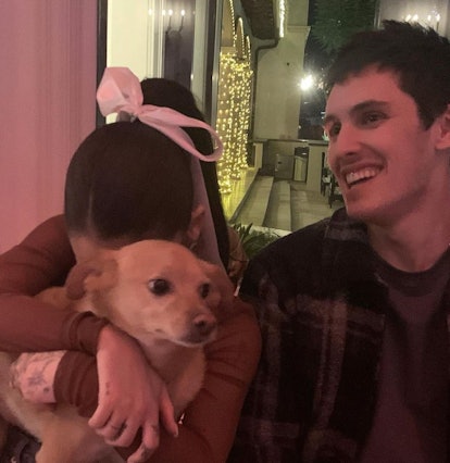 Ariana Grande shared photos from her Thanksgiving celebration with Dalton Gomez.