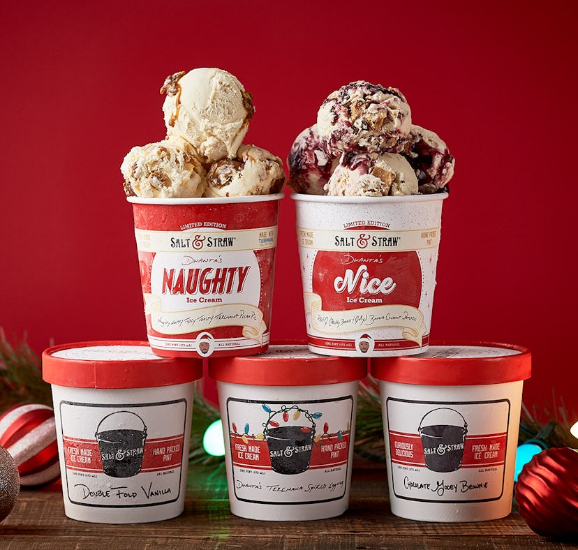 Salt & Straw's Dwayne Johnson tequila ice cream holiday 2021 pack is so festive.