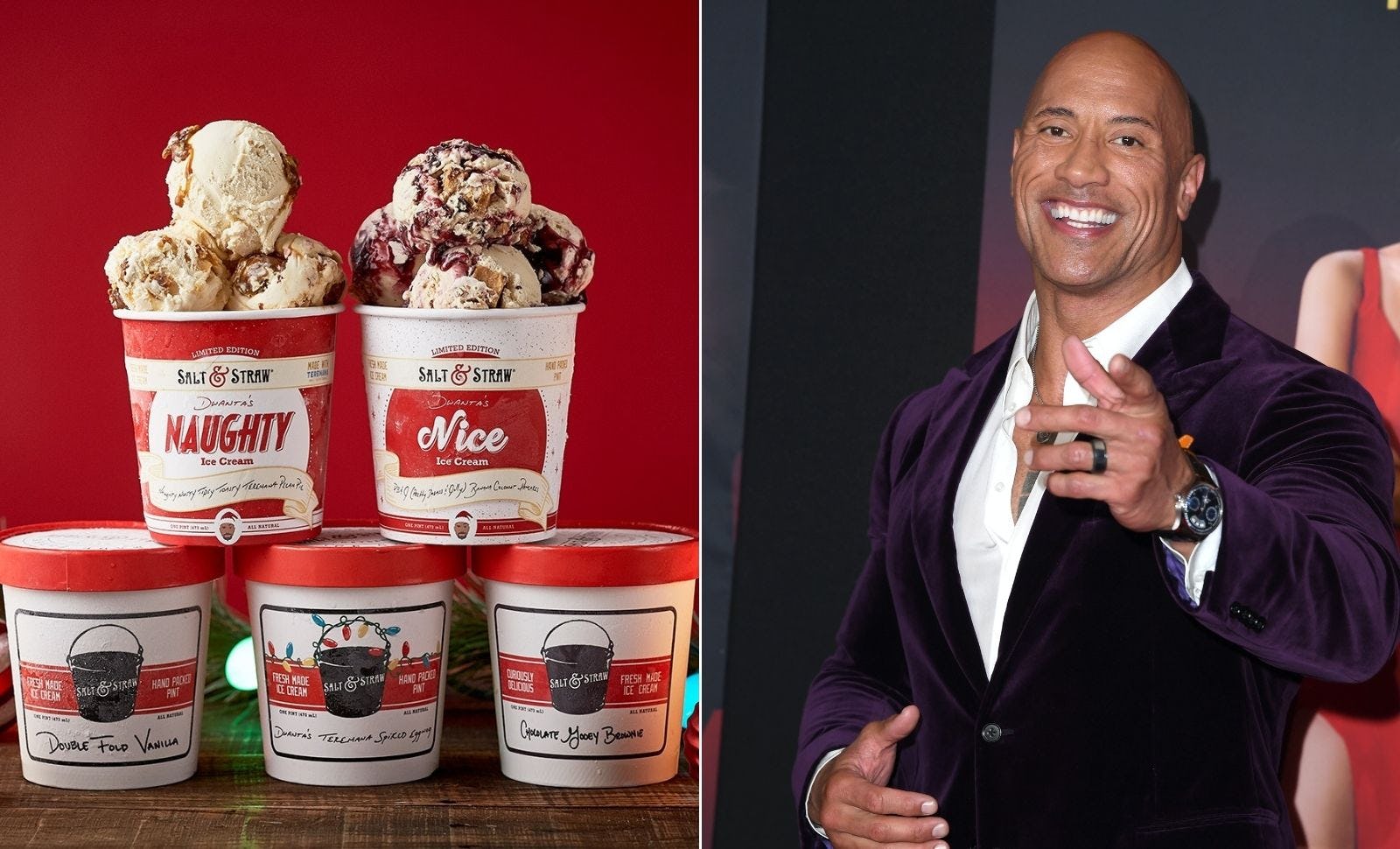 Salt & Straw's Dwayne Johnson Tequila Ice Cream Holiday 2021 Pack