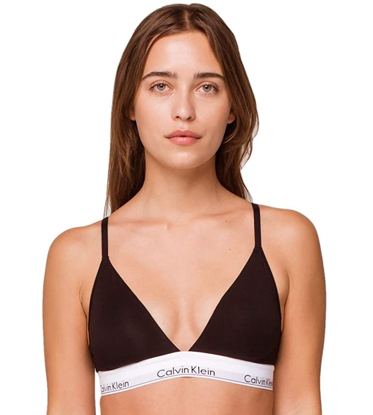 Calvin Klein Women’s Modern Cotton Lightly Lined Triangle Bralette