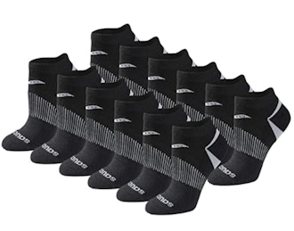 Saucony Selective Cushion Performance No Show Athletic Sport Socks (12 pairs)