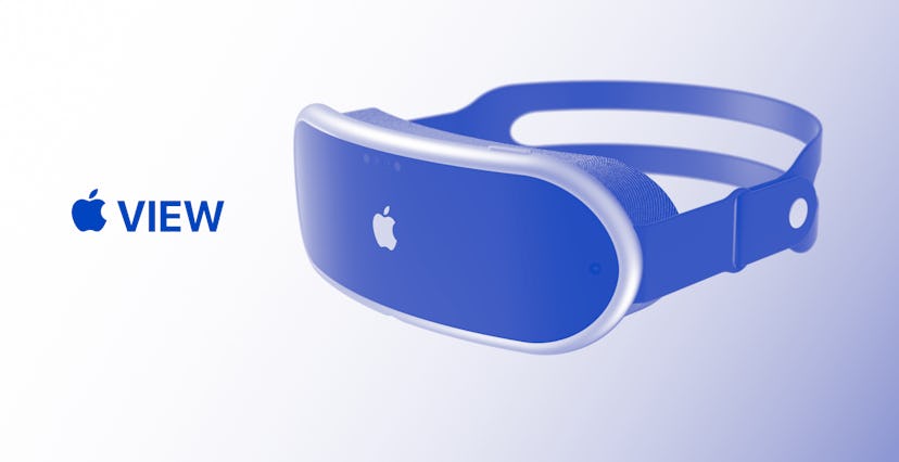 Apple VR and AR headset render