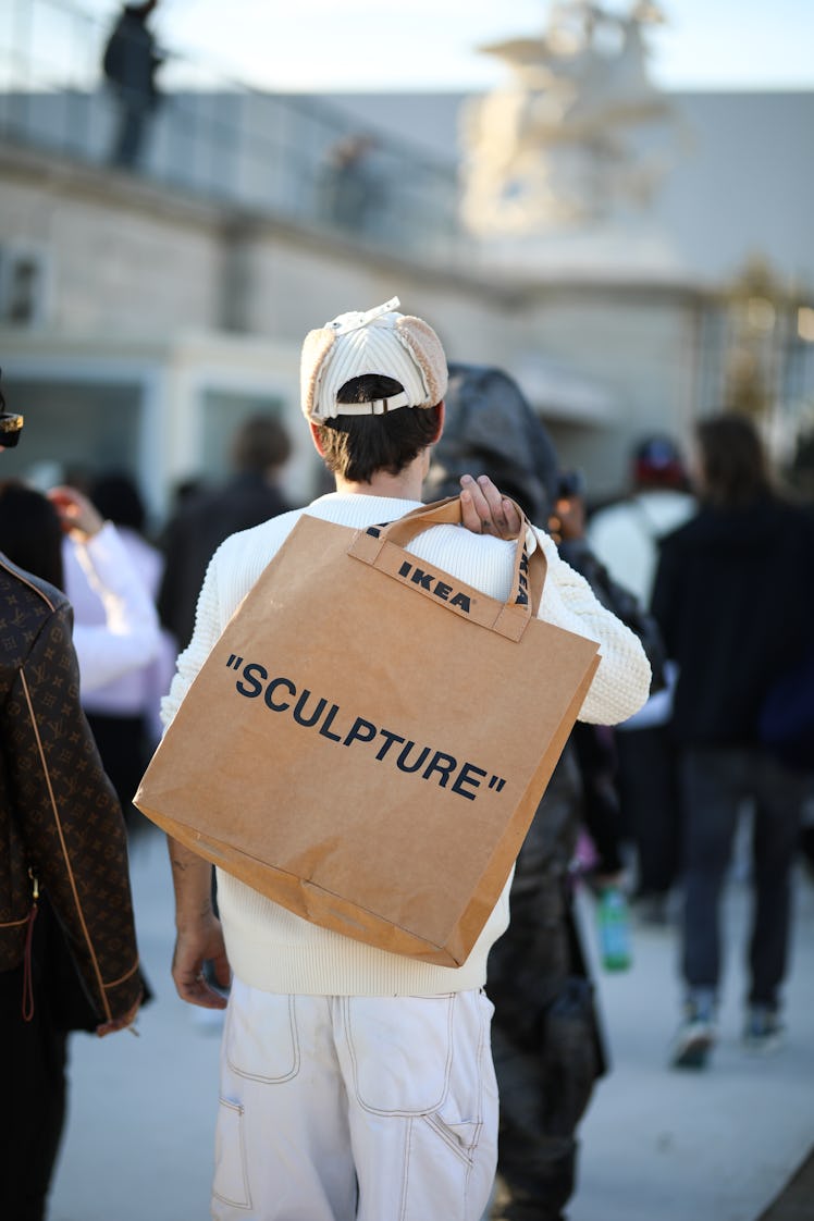 Off-White x Ikea brown bag