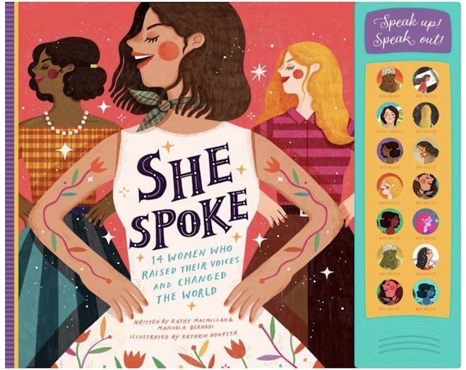 Cover art for 'She Spoke: 14 Women Who Raised Their Voices And Changed The World' 