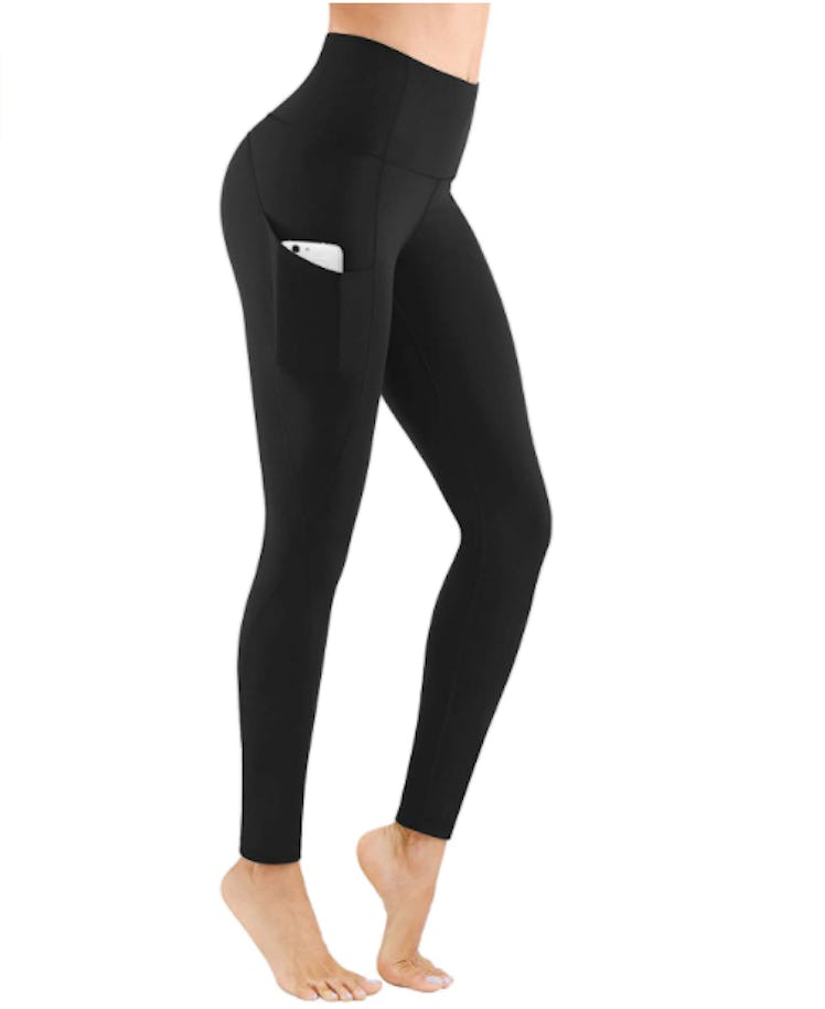 PHISOCKAT High Waist Yoga Pants with Pockets