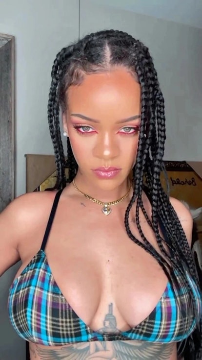 Rihanna Shows Off Savage x Fenty's Christmas Pajamas with a Completely  Exposed Butt