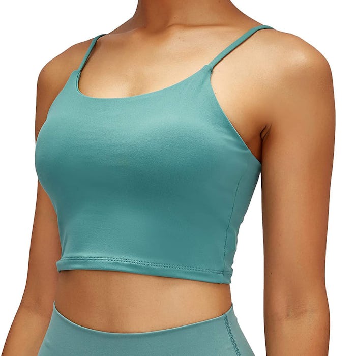 Lemedy Women Padded Sports Bra & Yoga Tank Top