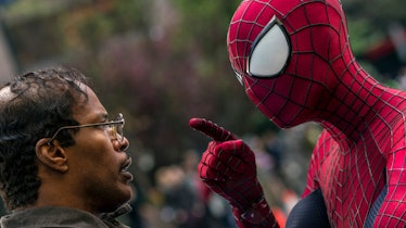 Jamie Foxx and Andrew Garfield in The Amazing Spider-Man 2