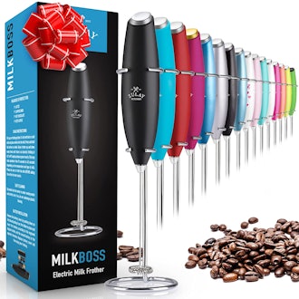 Zulay Original Milk Frother Handheld Foam Maker for Lattes