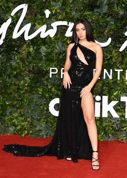 Charli XCX attends The Fashion Awards 2021 in London, England. 