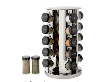Kamenstein Revolving 20-Jar Countertop Rack Tower Organizer