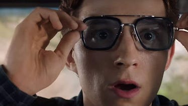 Tom Holland as Peter Parker in Spider-Man: Far From Home