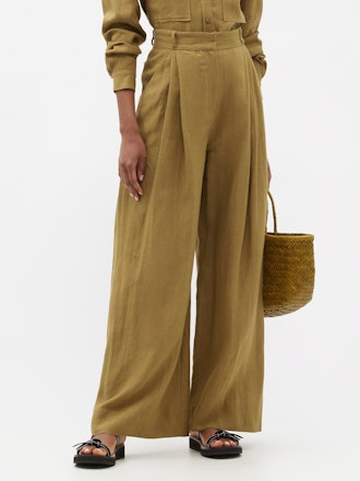 Molly High-Rise Linen Trousers