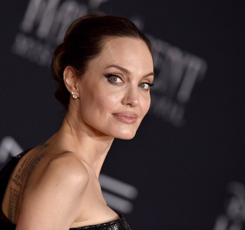 Angelina Jolie at the 'Maleficent: Mistress of Evil' premiere.