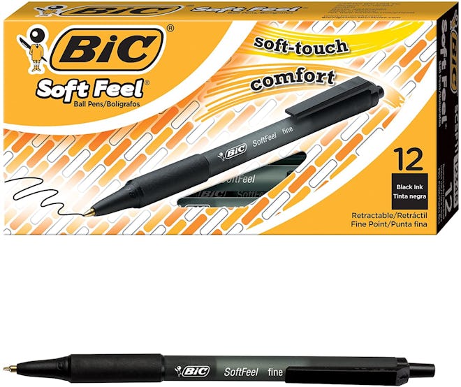 BIC Soft Feel Ballpoint Pen (12-Pack)