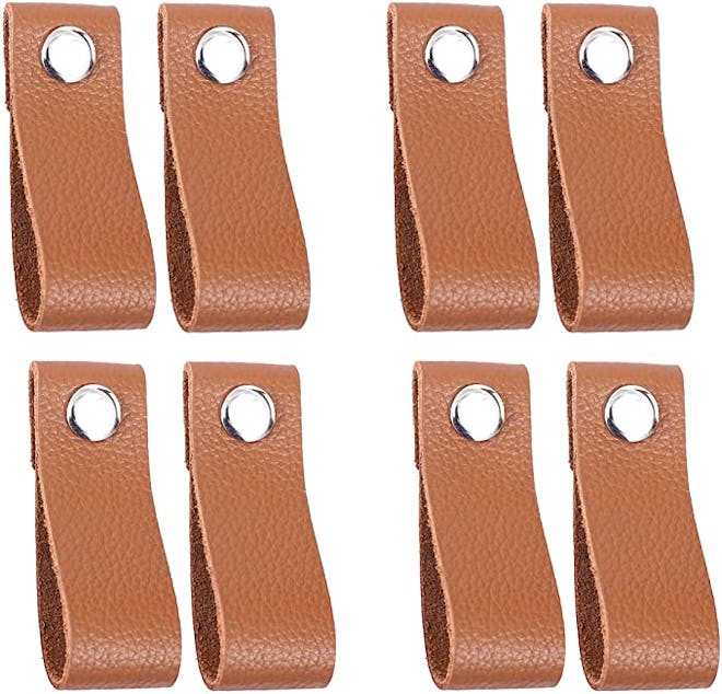 LazaKay Leather Drawer Pull (Set of 8)