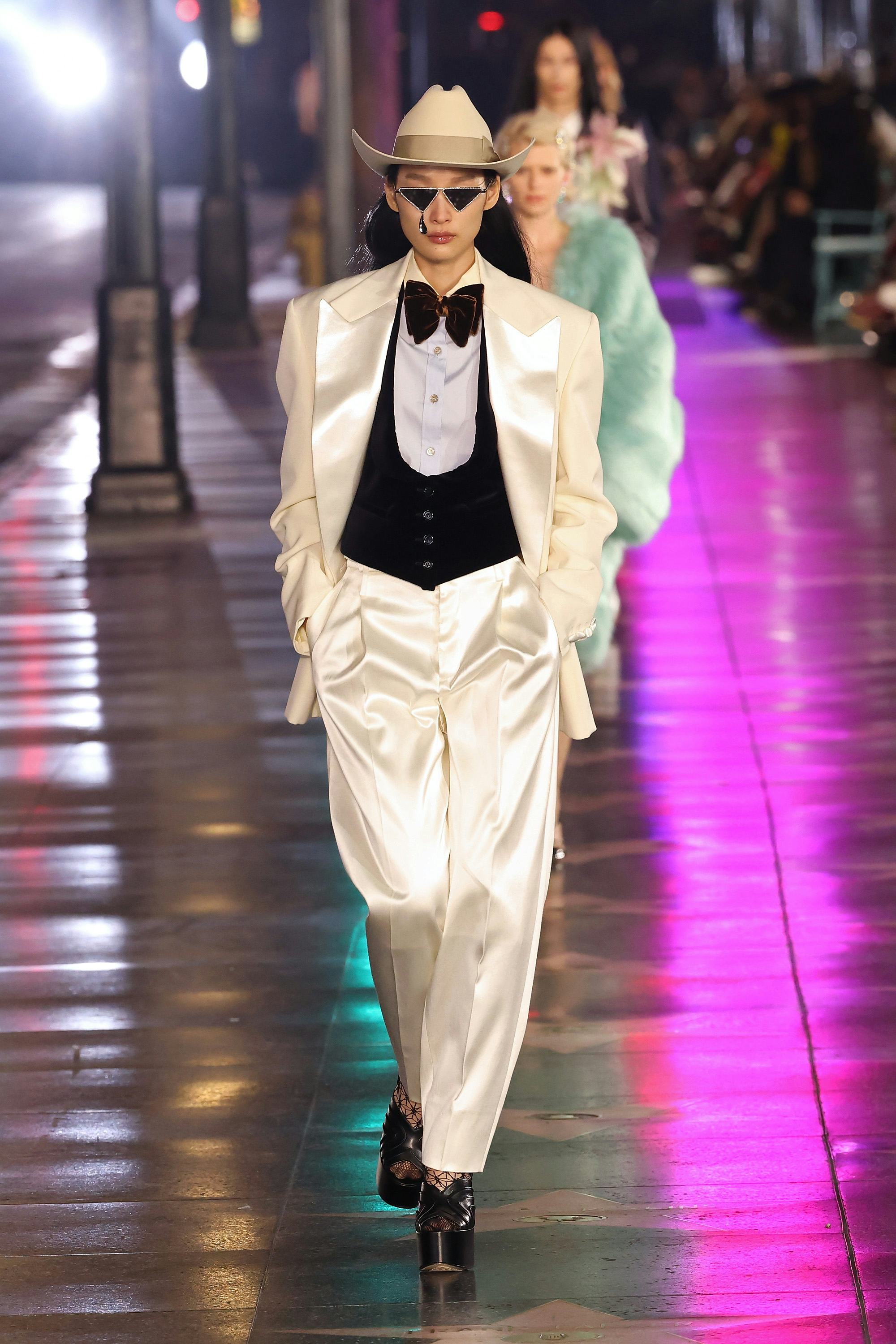 Tuxedo in Gucci show