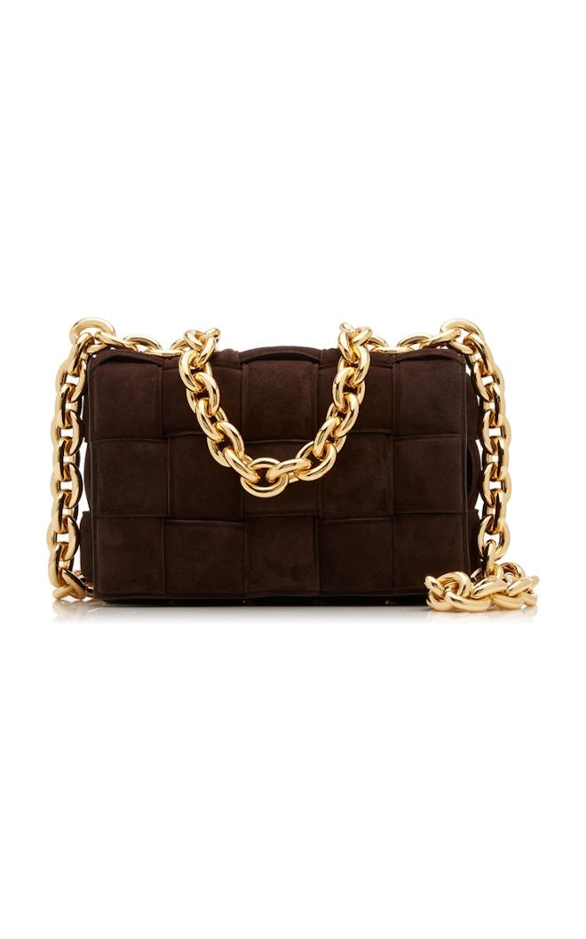 The Chain Cassette Suede Leather Bag