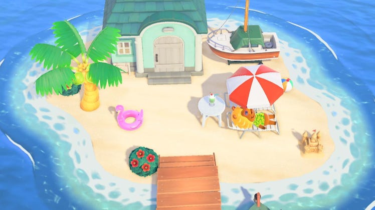 animal crossing happy home paradise island