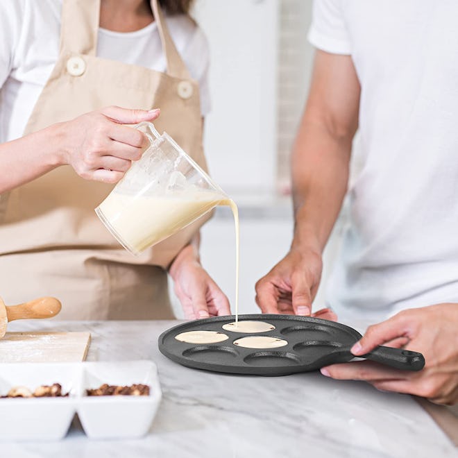 COMMERCIAL CHEF Silver Dollar Pancake Pan