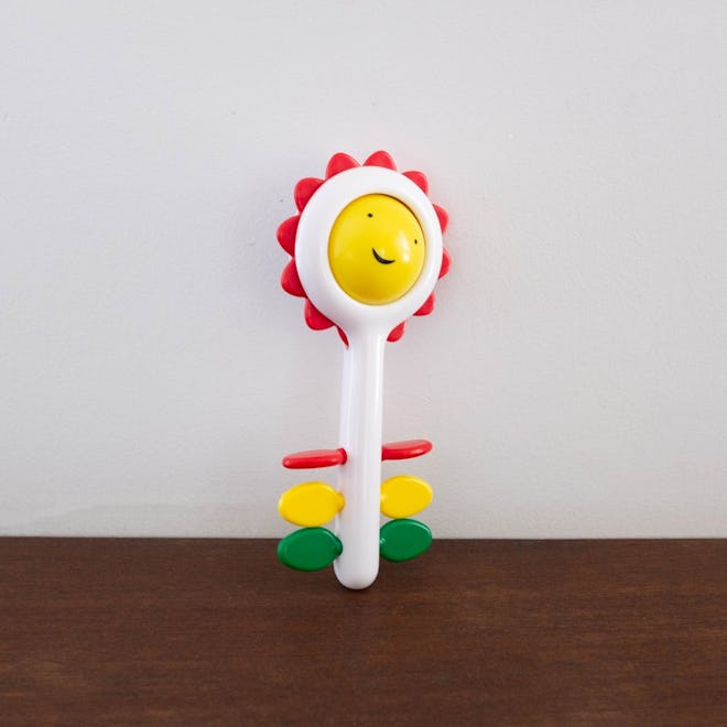 merci melo retro sunflower rattle is a popular 2021 holiday toy for babies