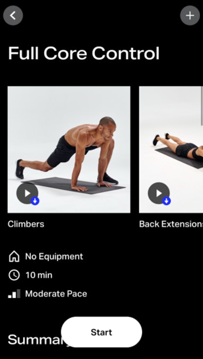 What a workout on Freeletics is like.