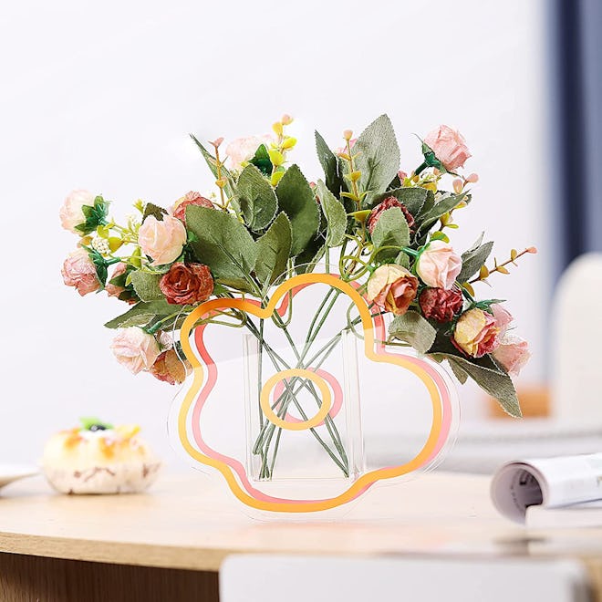 VOSAREA Acrylic Flower Vase