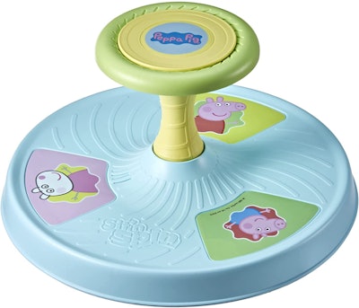 playskool peppa pig sit n' spin is a popular 2021 holiday toy with toddlers 