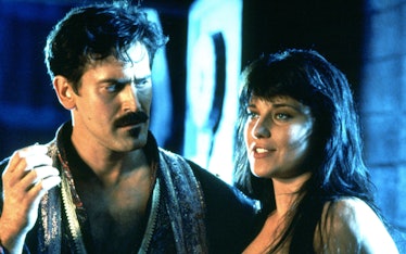 Bruce campbell as Autolycus, the self-proclaimed "King of Thieves" on Xena warrior princess