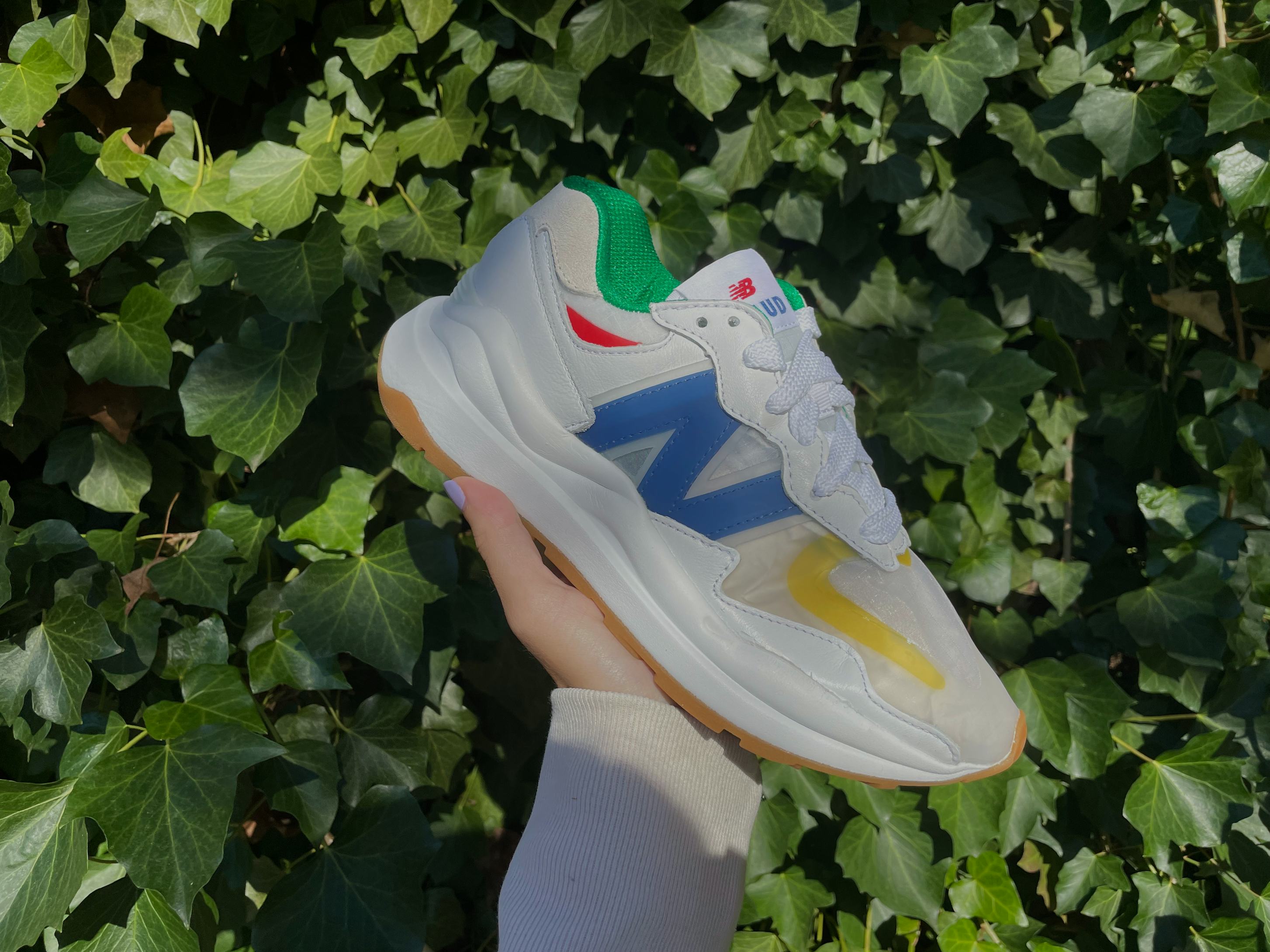 Wearing New Balance’s STAUD 57/40: An amazing ‘80s-inspired sneaker