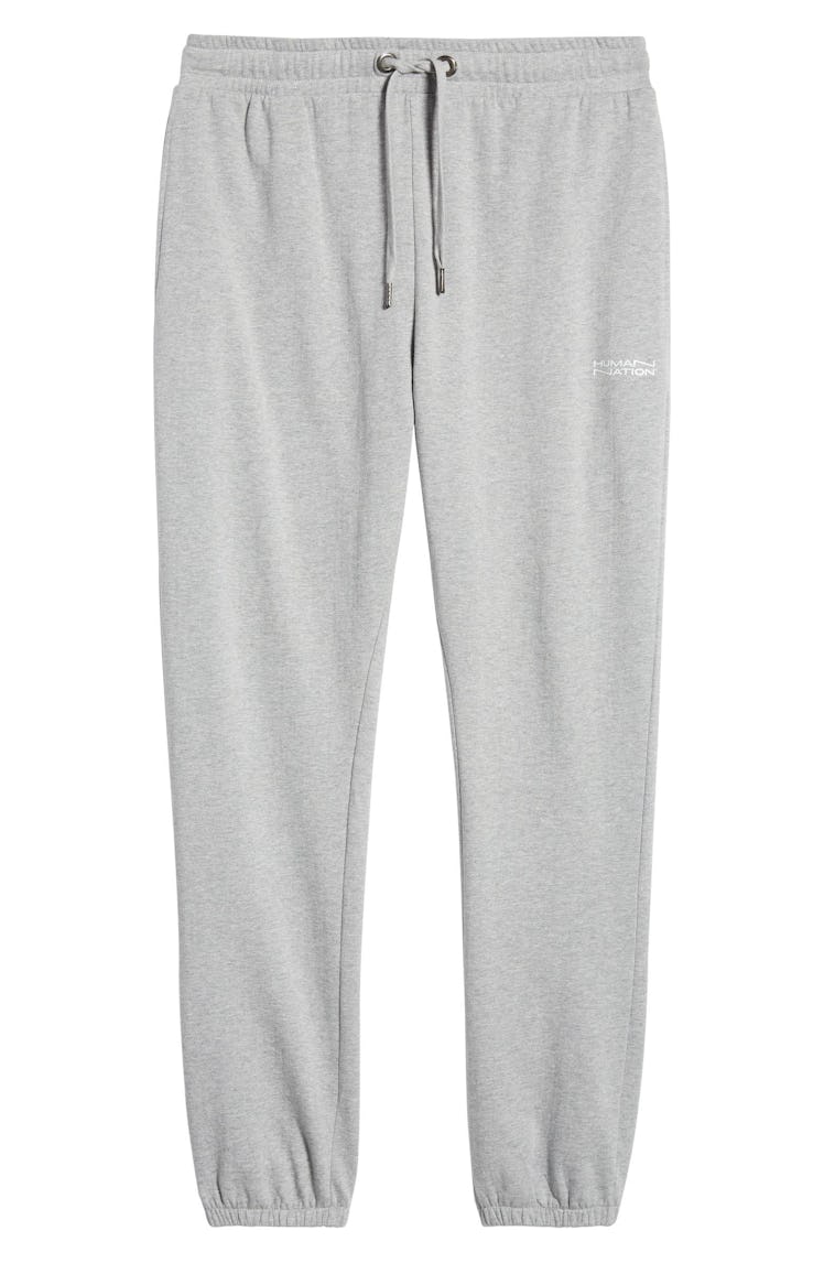 grey sweatpants