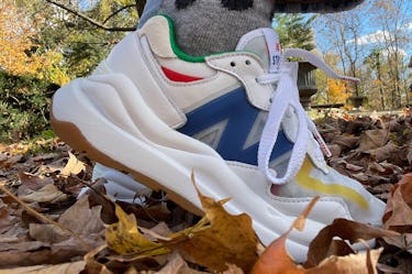 Wearing New Balance s STAUD 57 40 An amazing 80s inspired sneaker