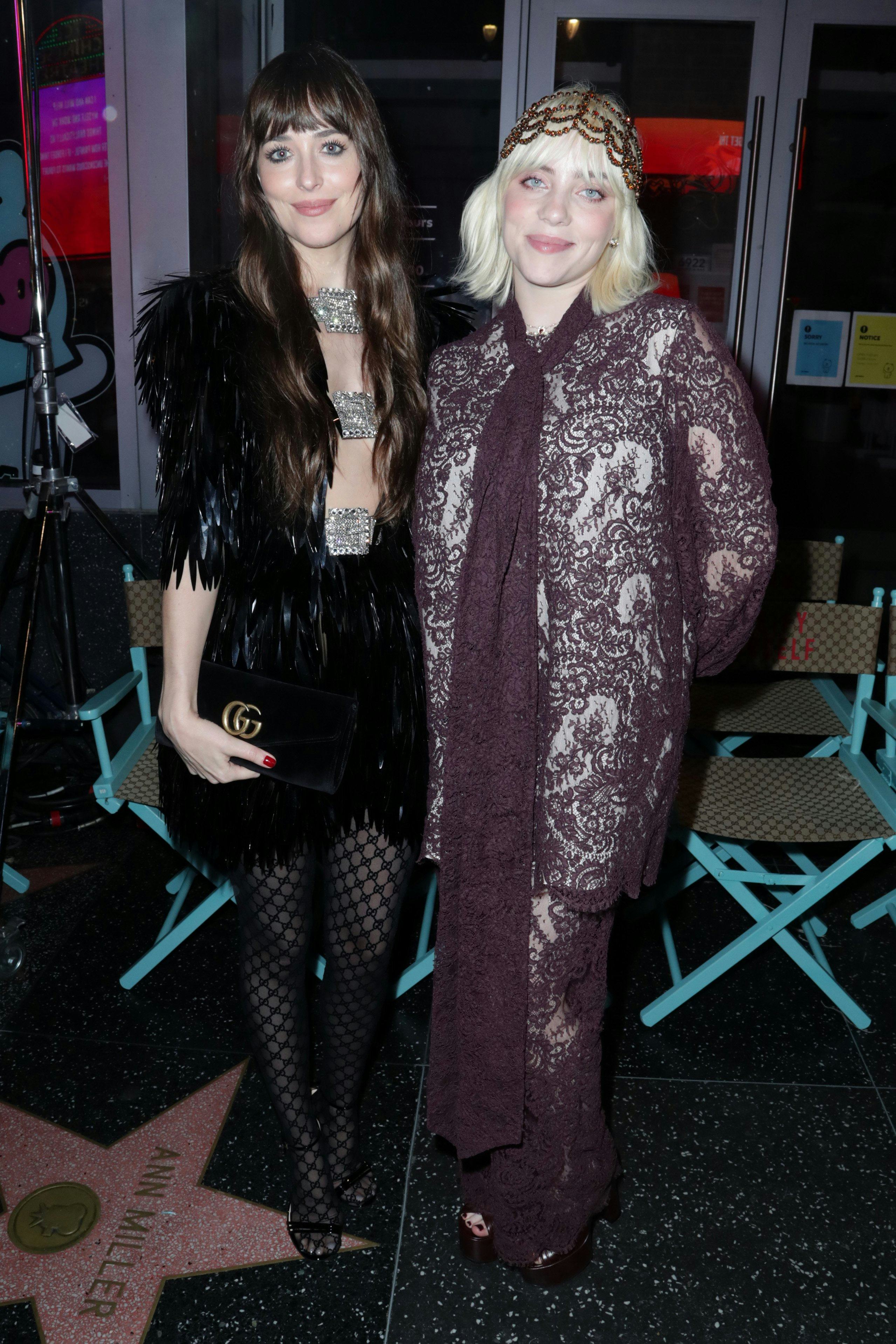 Dakota Johnson and Billie Eilish