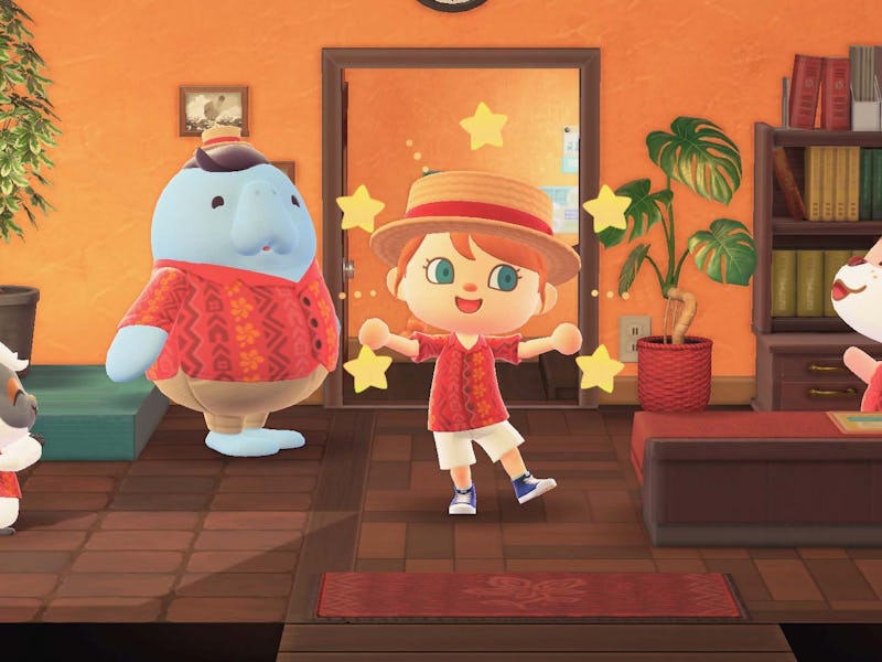 animal crossing happy home paradise dance
