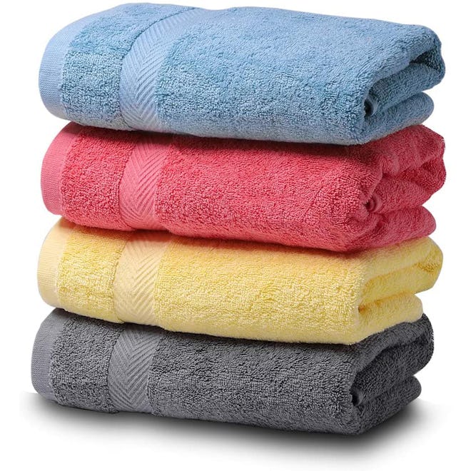 SEMAXE Cotton Hand Towels (4-Pack)