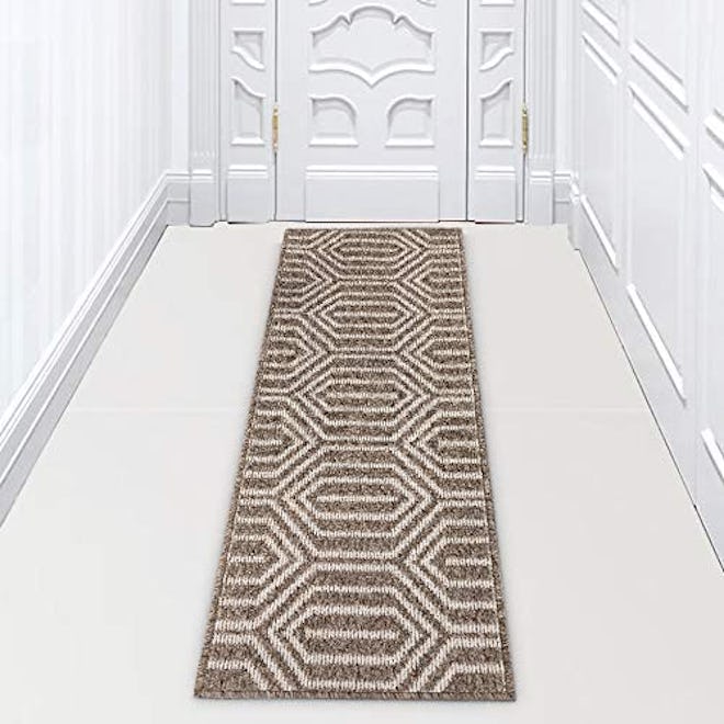 REFETONE Machine Washable Runner Rug 