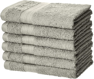 Amazon Basics Cotton Hand Towels (6-Pack)