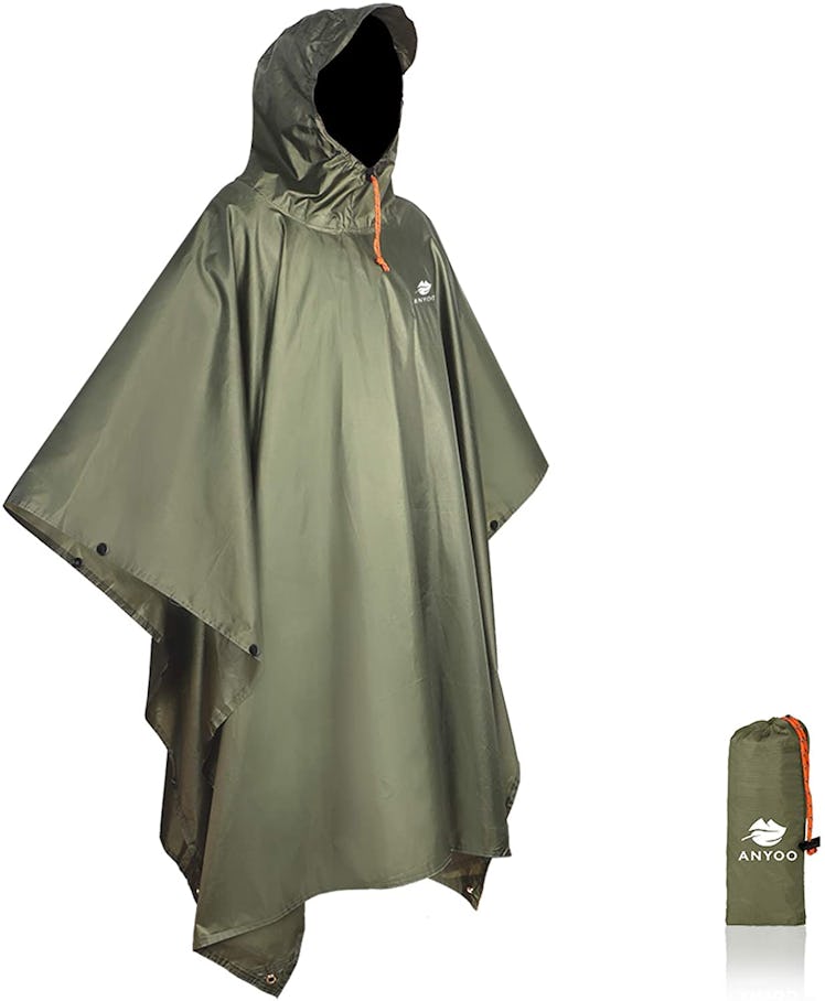 Anyoo Waterproof Rain Poncho