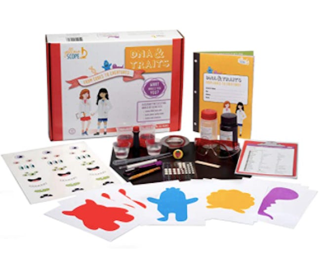 Yellow scope DNA & Traits Science Kit is a popular 2021 holiday toy for Tweens