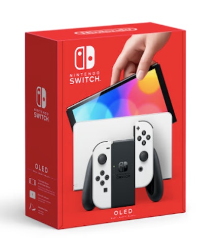Nintendo Switch Oled model is a popular 2021 holiday toy for families 