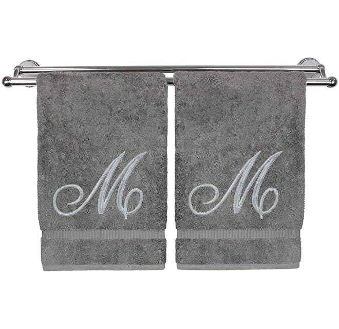 BC BARE COTTON Monogrammed Hand Towels (2-Pack)