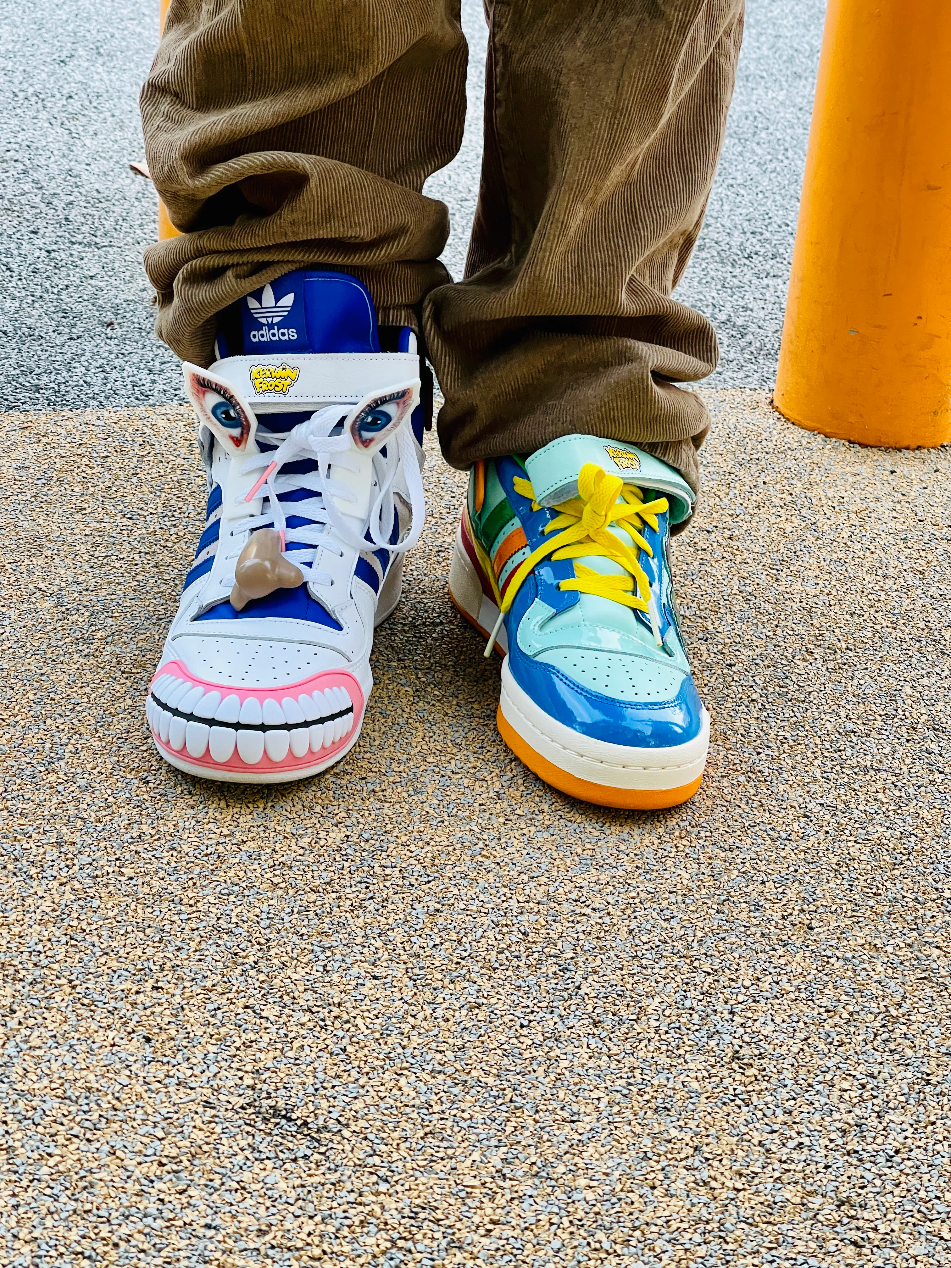 adidas forum high on feet