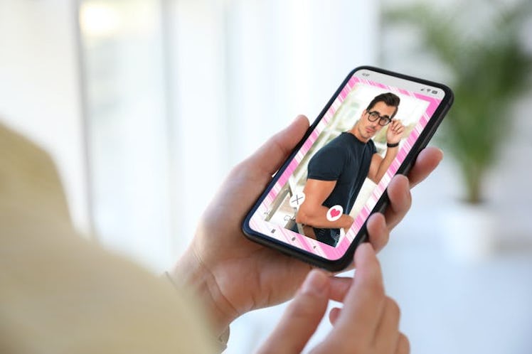dating app on phone