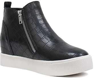 Soda Taylor High-Top Wedge Sneakers