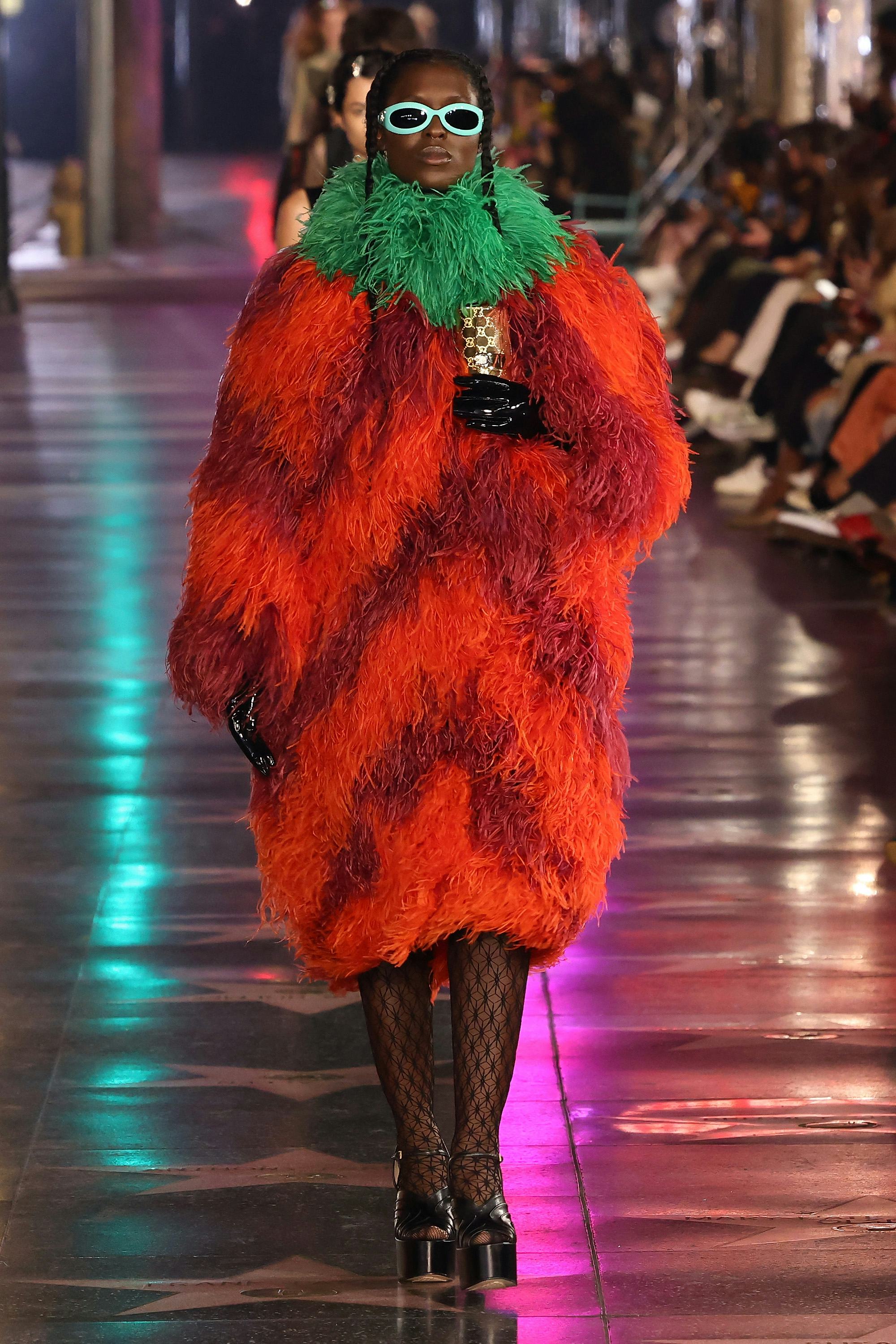 jodie turner smith at gucci show