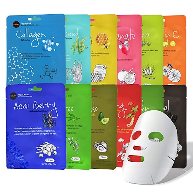 Celavi Collagen Sheet Masks (12-Pack)