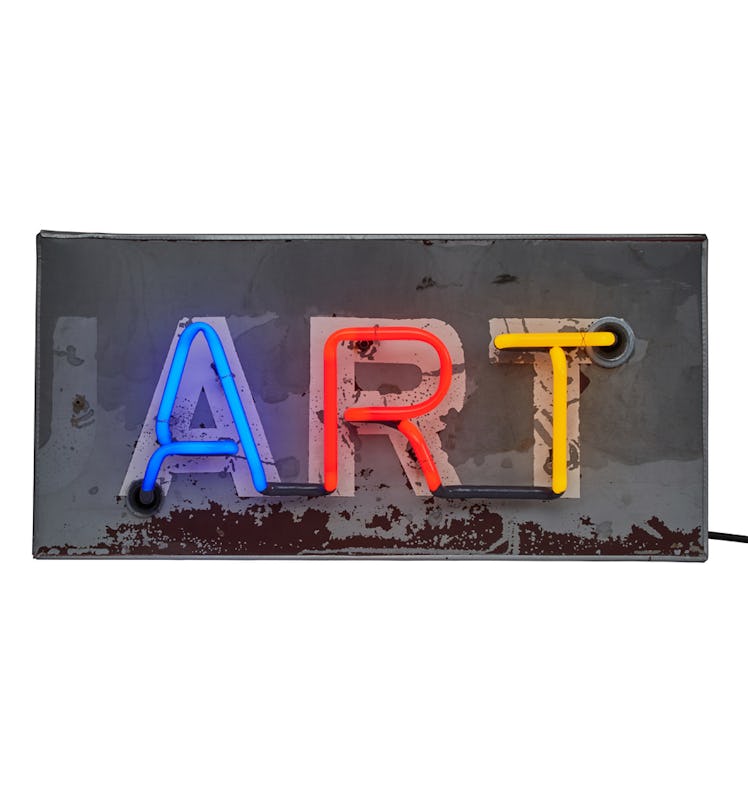 Small Vintage "Art" Neon Sign