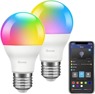 Govee Smart Color-Changing Light Bulbs (2-Pack)