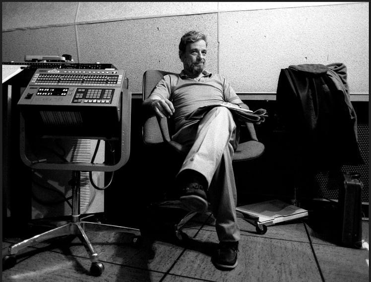 Sondheim in his studio